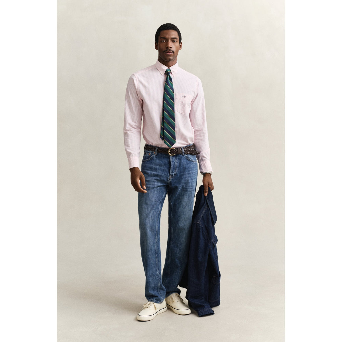Banker Stripe Classic Oxford Shirt