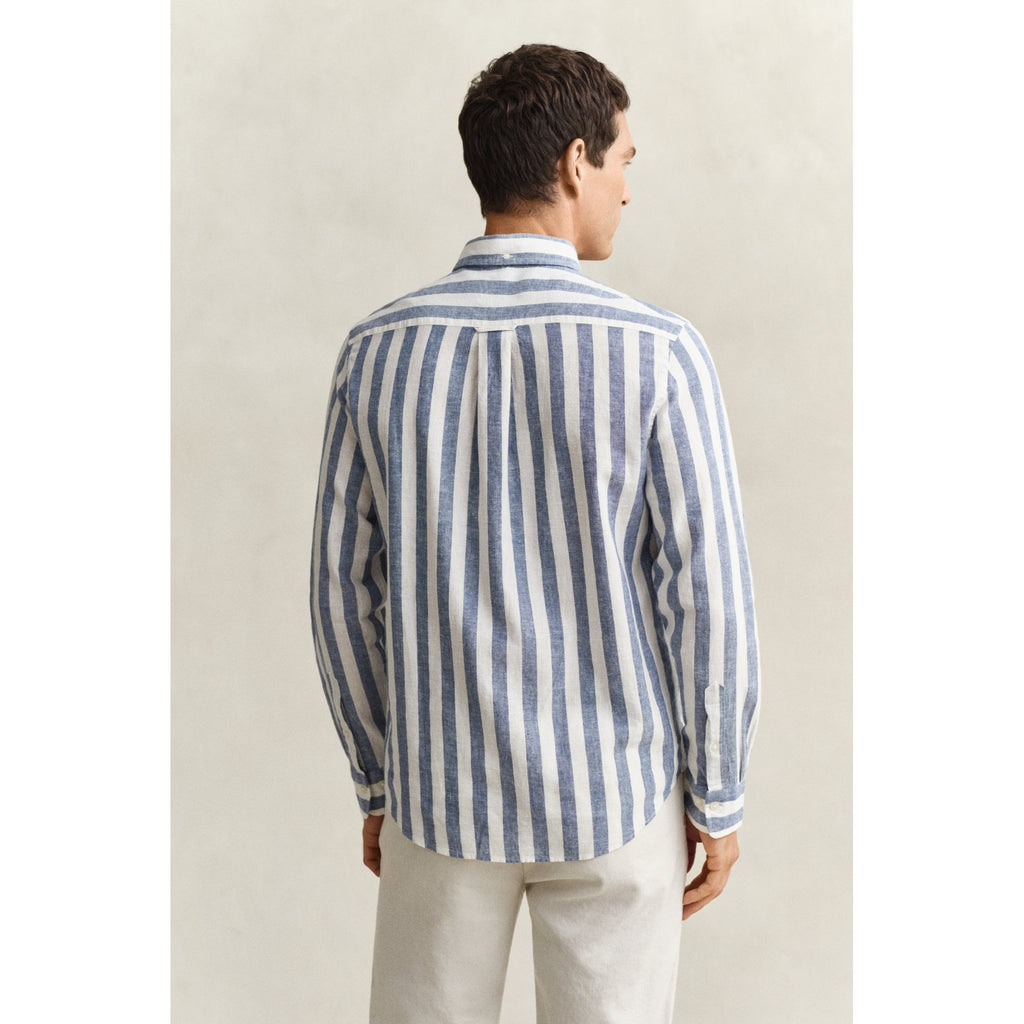 Striped Linen Blend Shirt