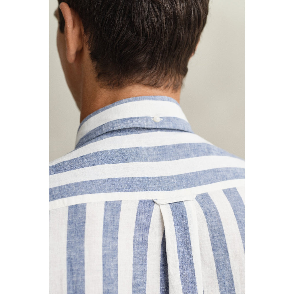 Striped Linen Blend Shirt