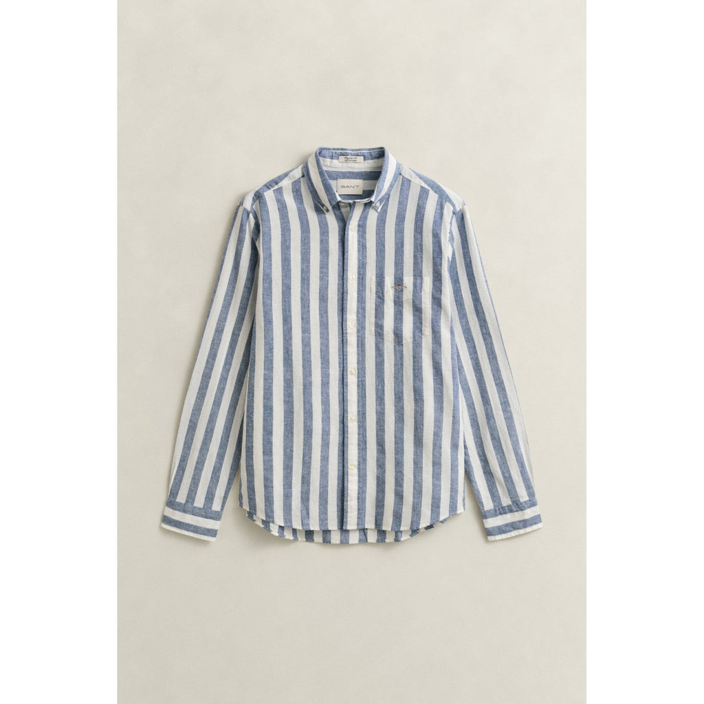 Striped Linen Blend Shirt