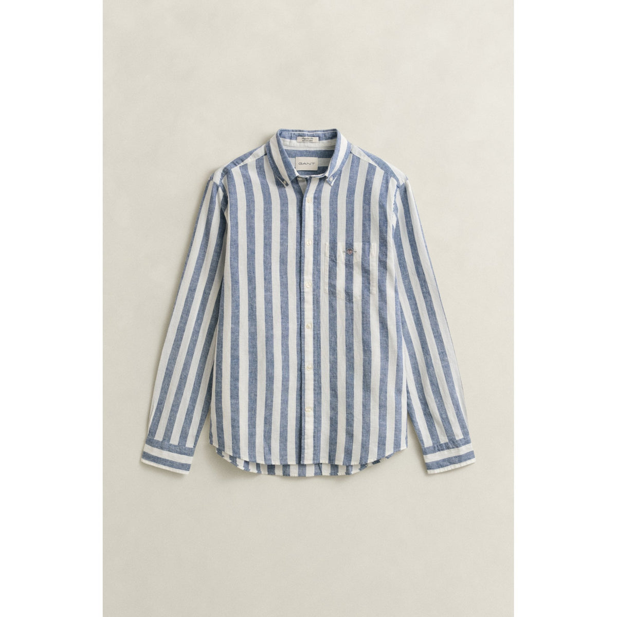 Striped Linen Blend Shirt
