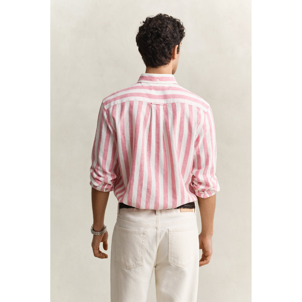 Striped Linen Blend Shirt