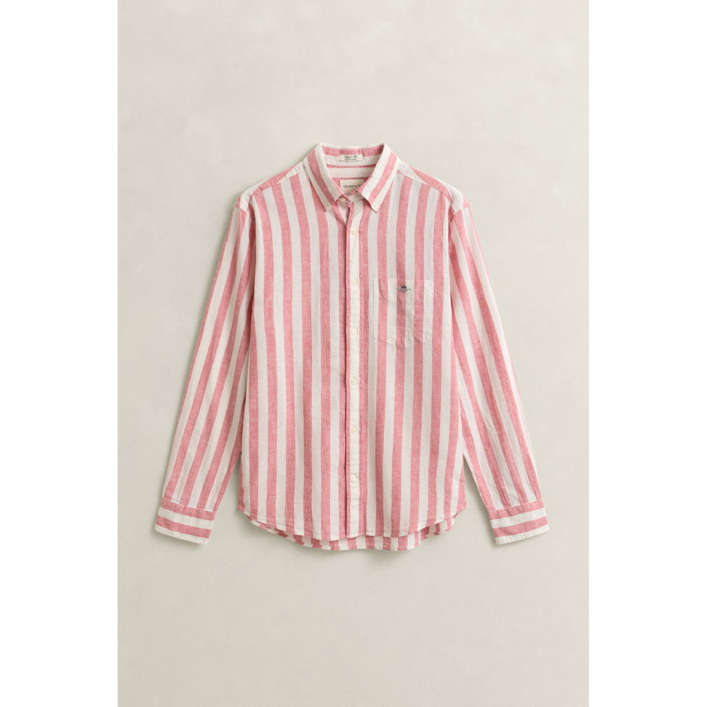 Striped Linen Blend Shirt