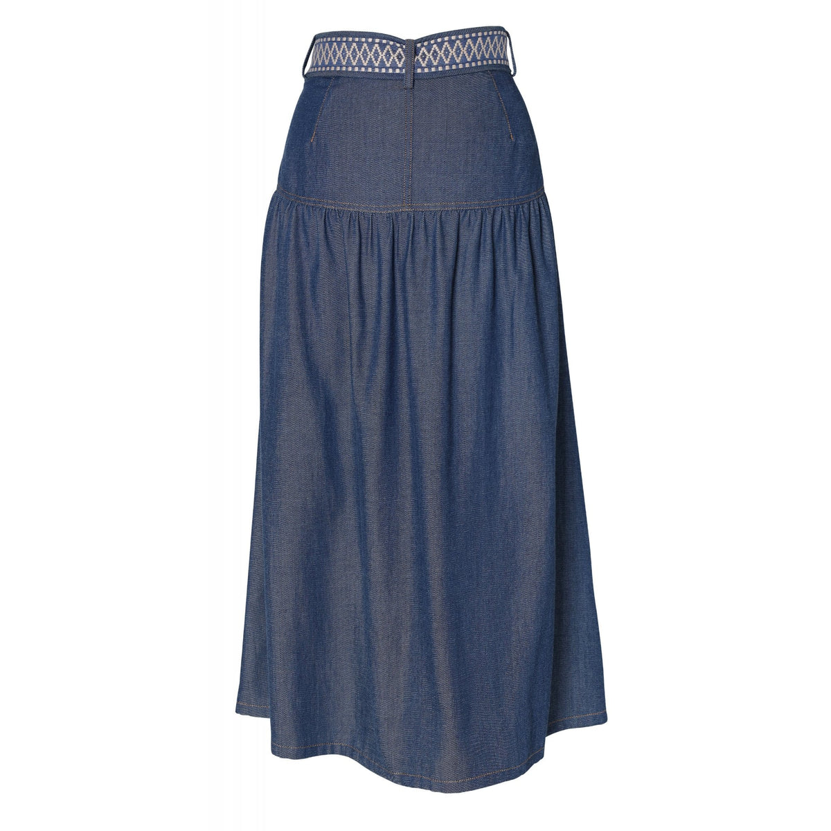 Bianca Denim Belted Skirt
