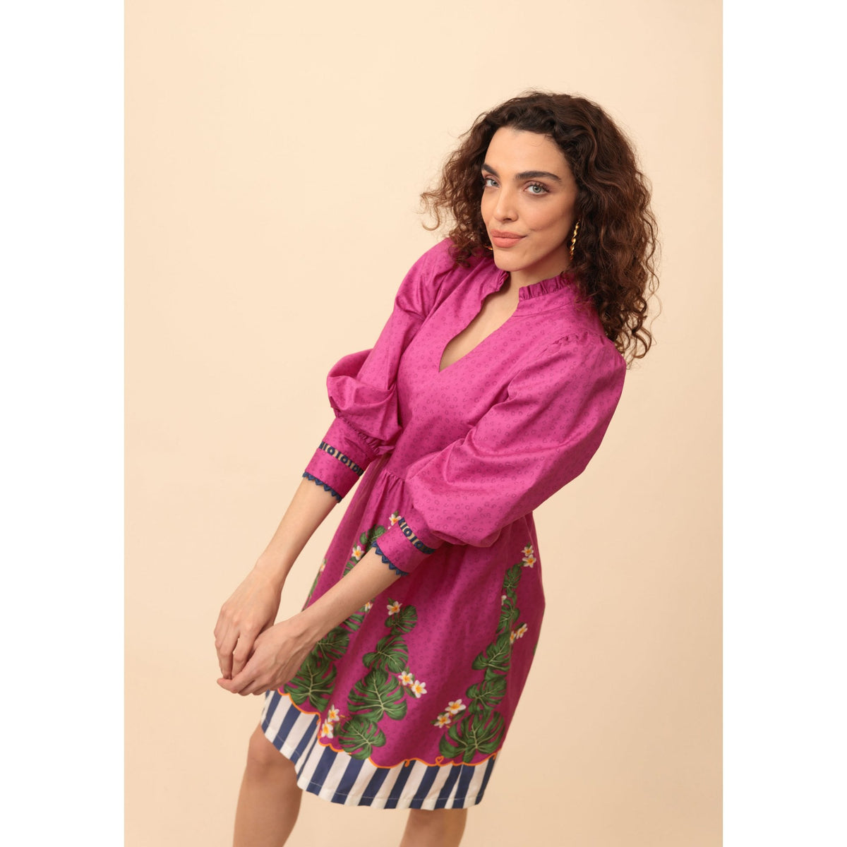 Scarlet Floral Print Dress