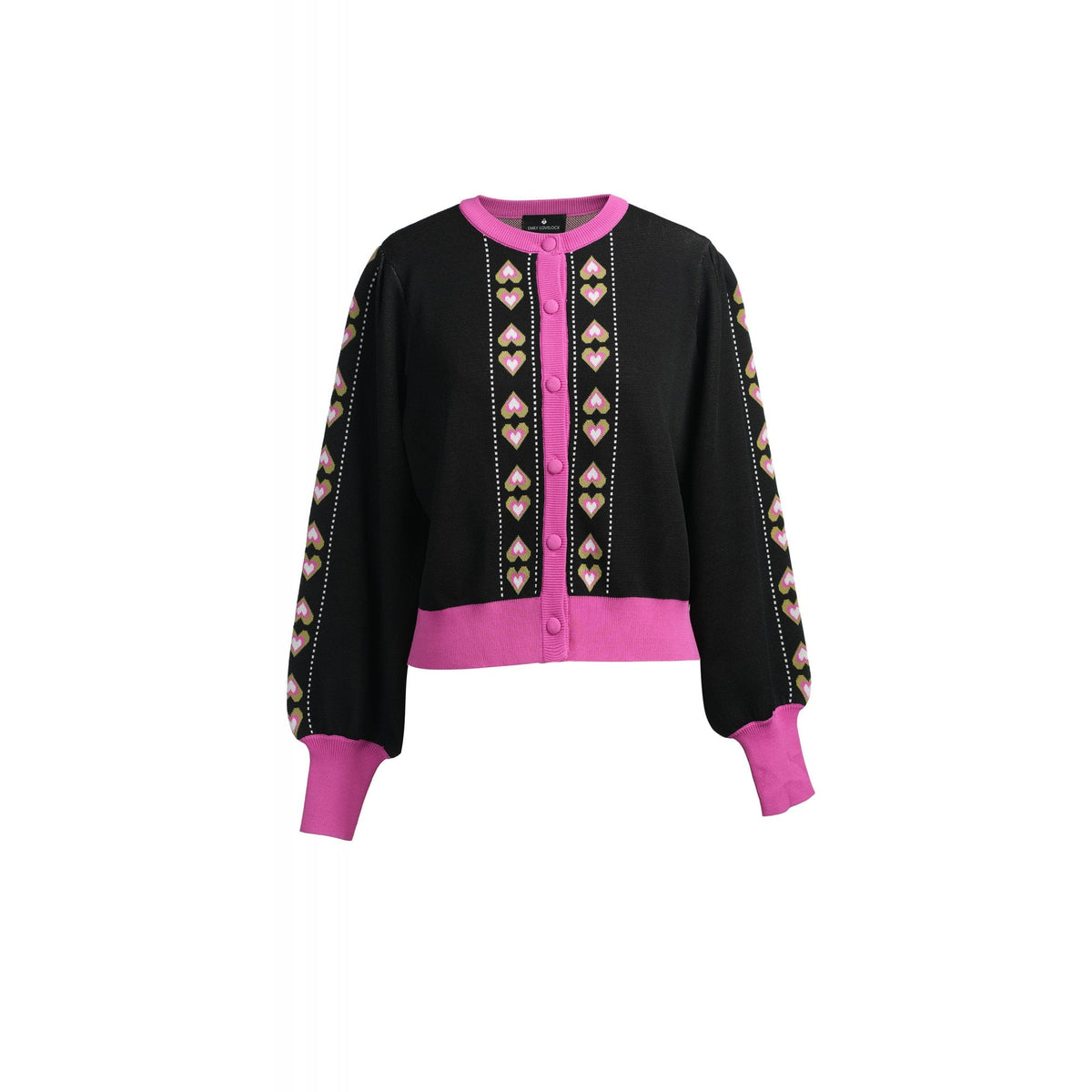 Sherry Palm Tree Pattern Cardigan