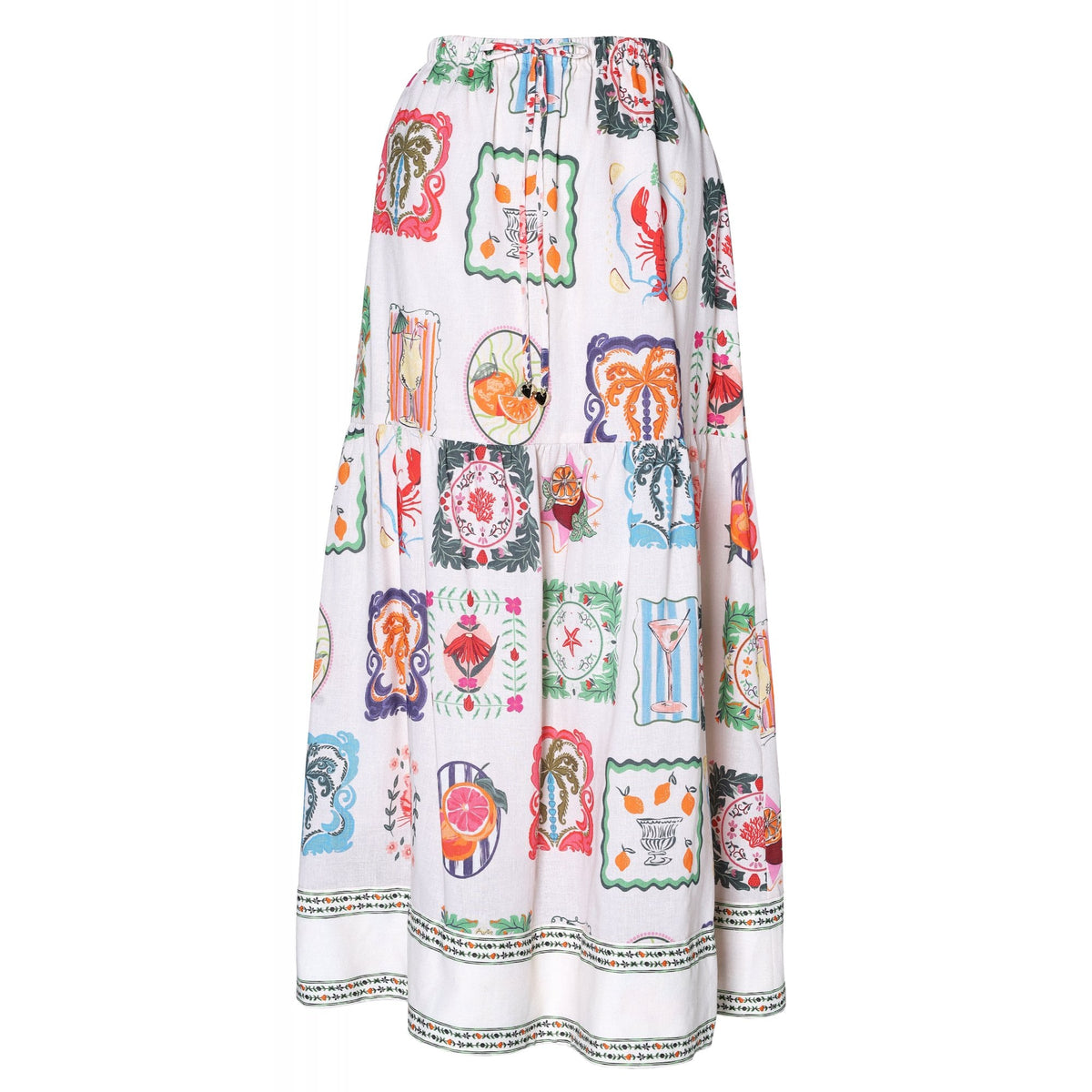 Greta Print Skirt
