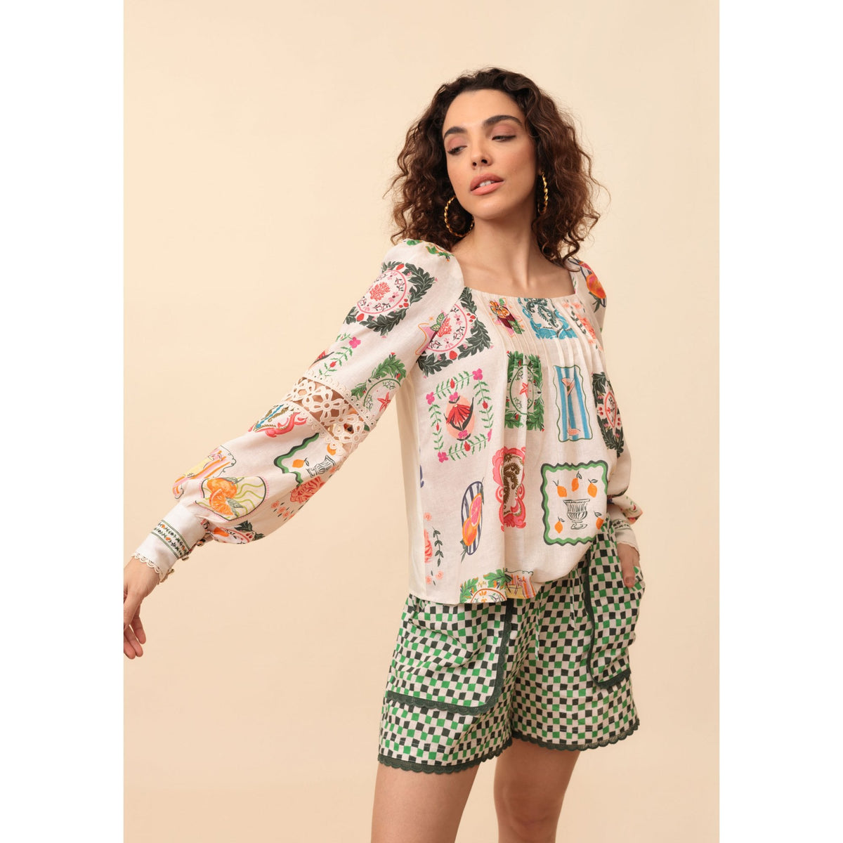 Rosie Print Blouse