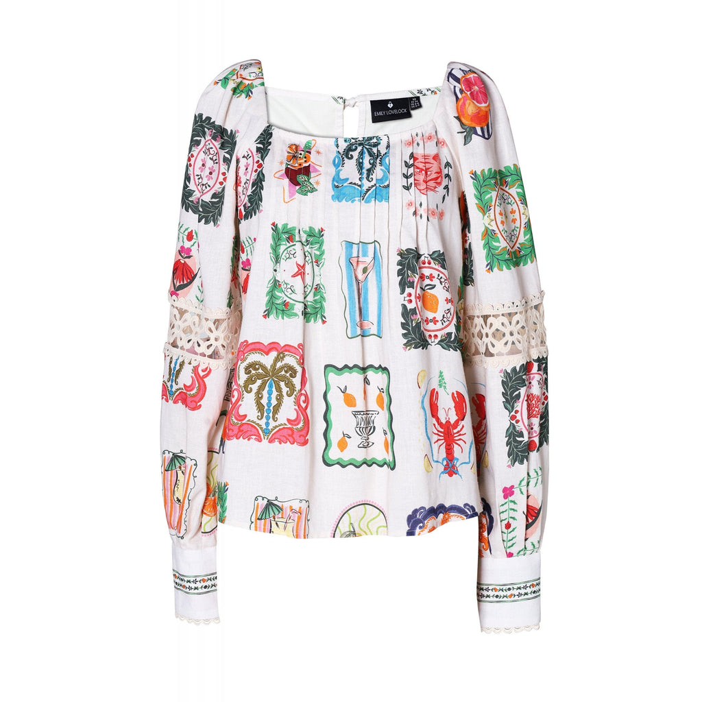 Rosie Print Blouse