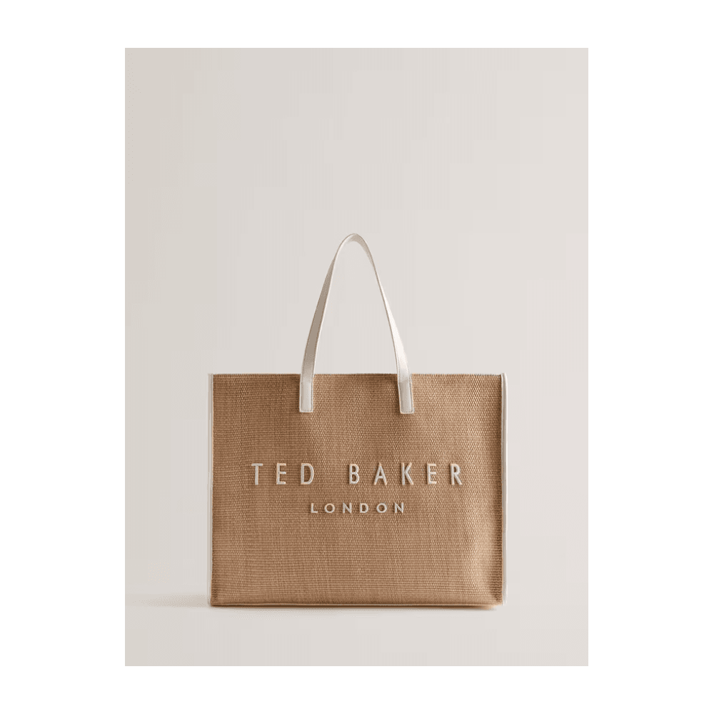 Pallmer Faux Raffia Large Icon Bag