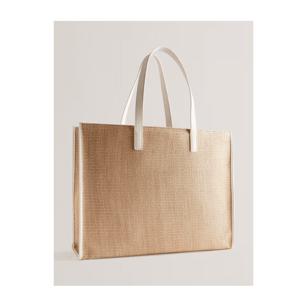 Pallmer Faux Raffia Large Icon Bag