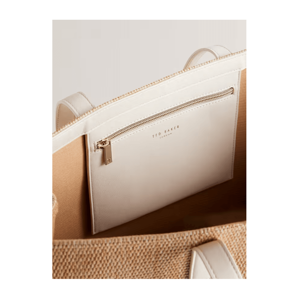 Pallmer Faux Raffia Large Icon Bag