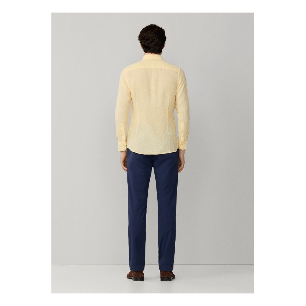 Tailored Fit Garment Dyed Linen Shirt