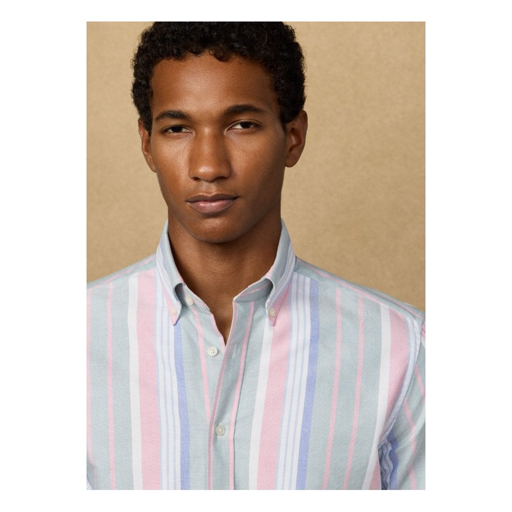 Tailored Fit Multi Stripe Oxford Shirt