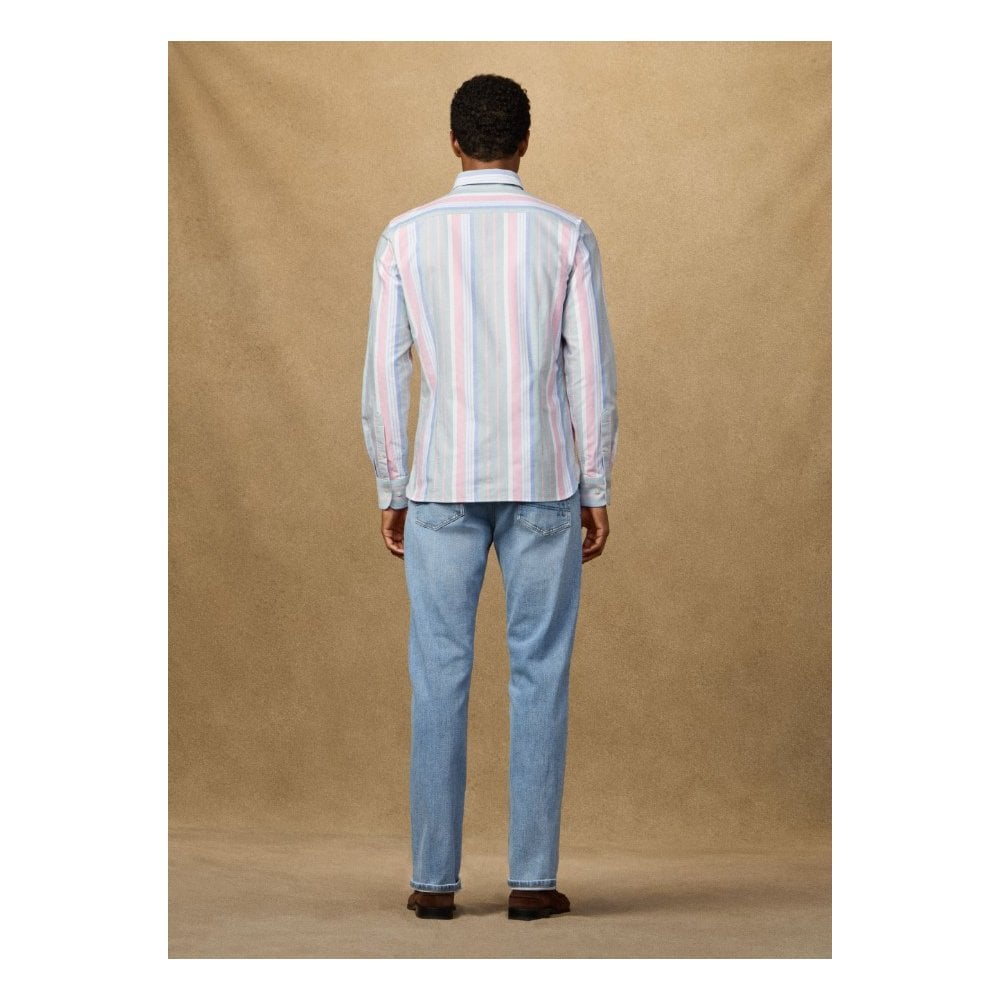 Tailored Fit Multi Stripe Oxford Shirt