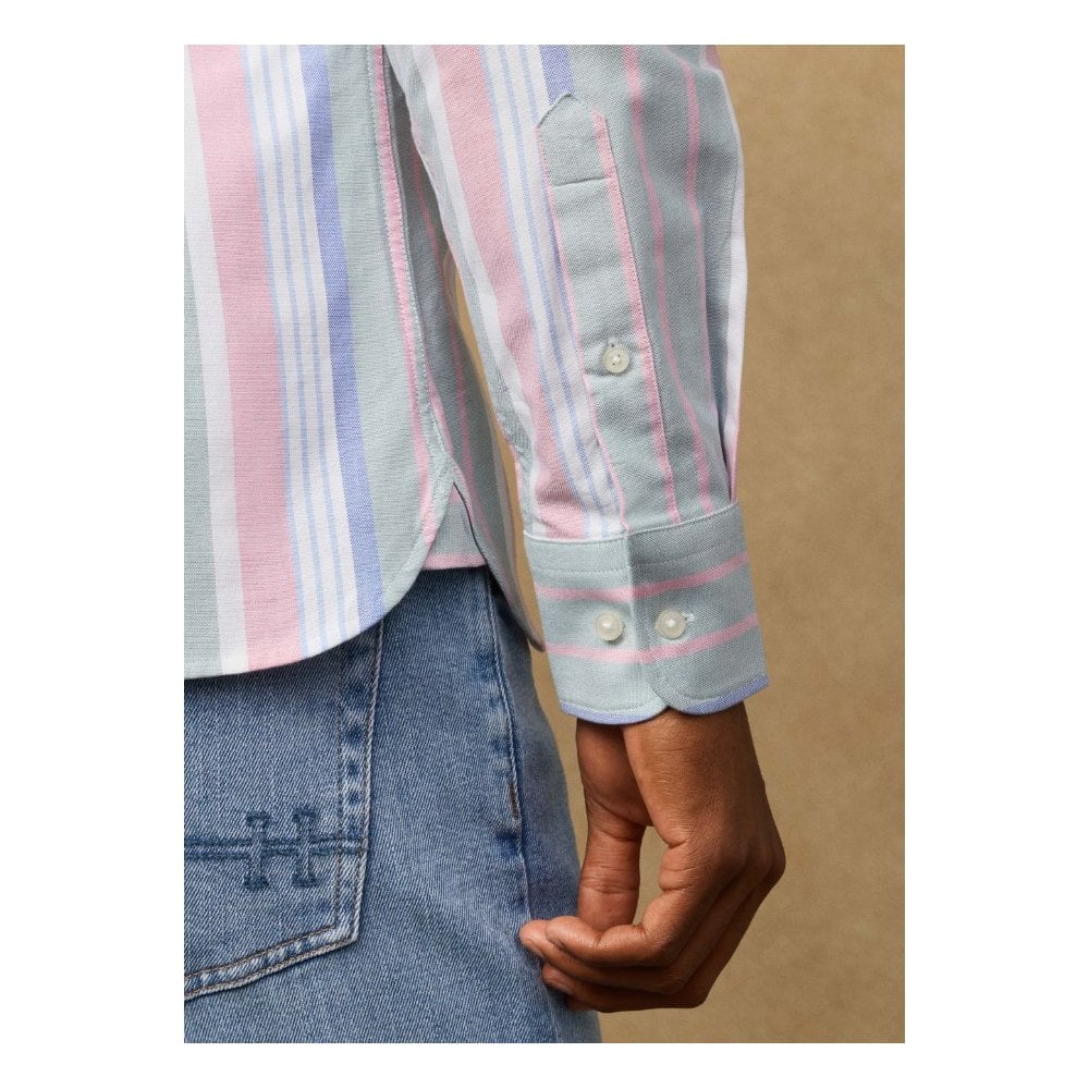 Tailored Fit Multi Stripe Oxford Shirt