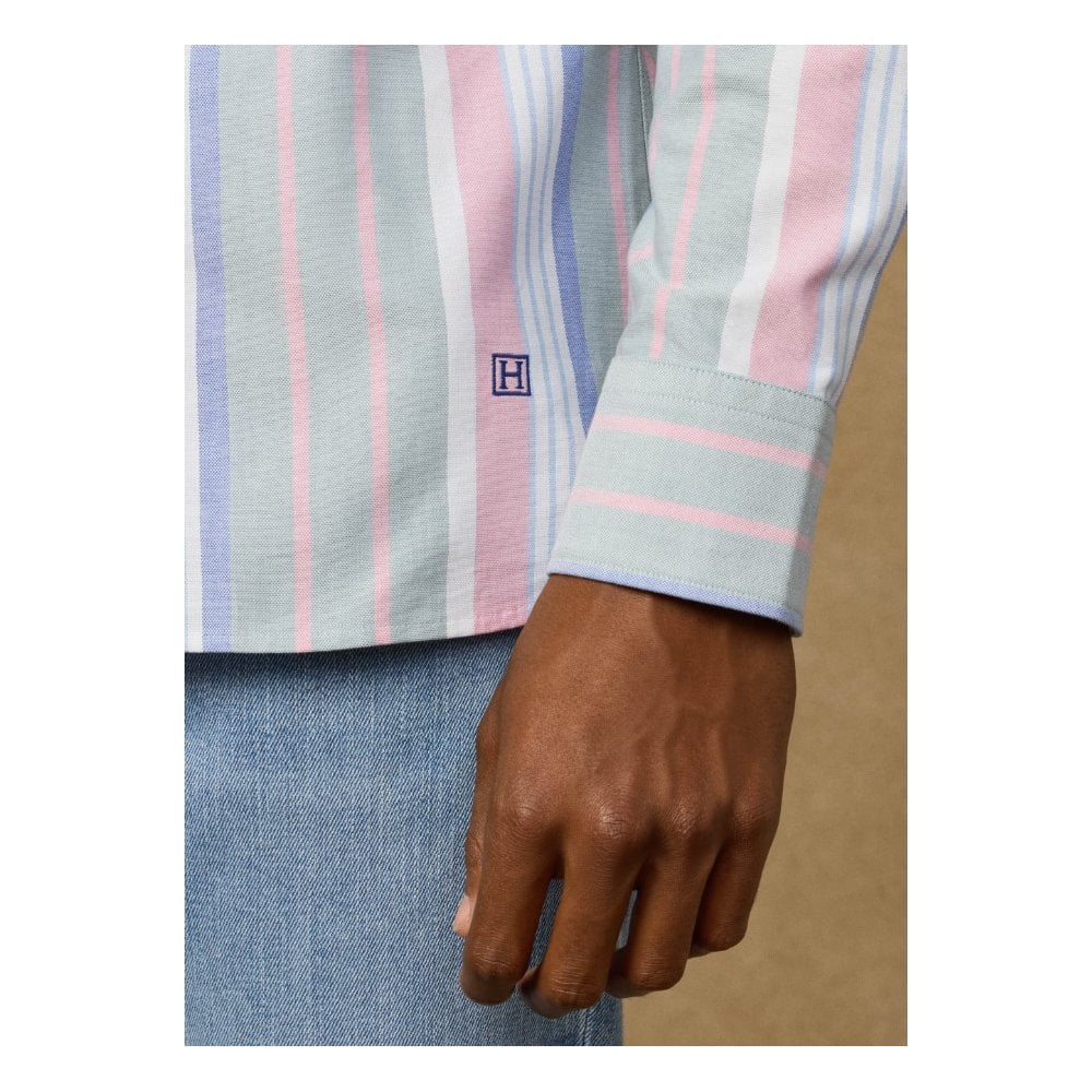Tailored Fit Multi Stripe Oxford Shirt