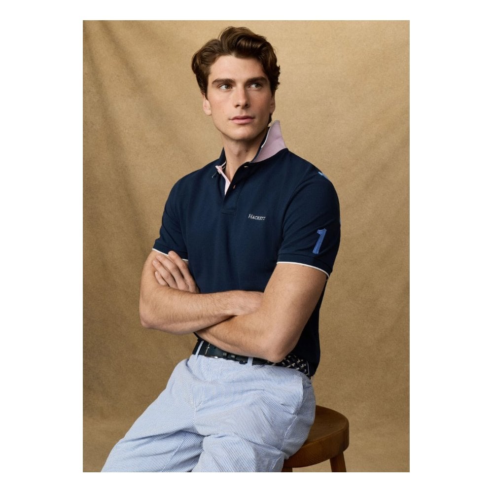 Heritage Classic Fit Short Sleeve Back Sash Polo