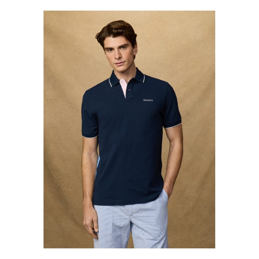 Heritage Classic Fit Short Sleeve Back Sash Polo