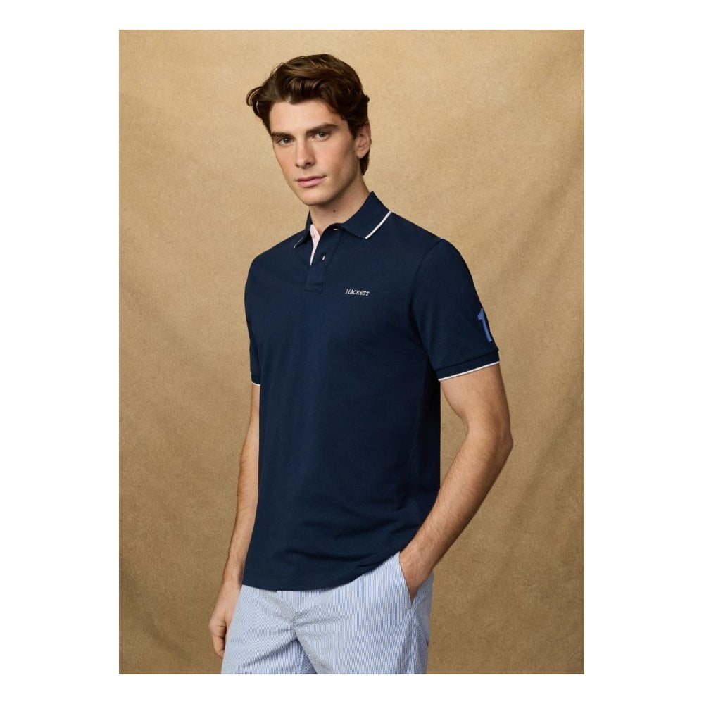 Heritage Classic Fit Short Sleeve Back Sash Polo
