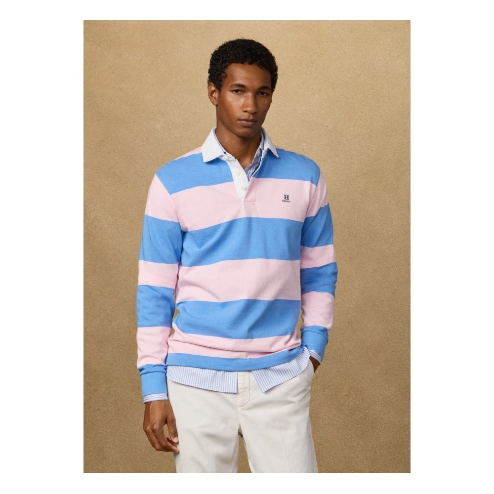 Heritage Logo Striped Rugby Shirt