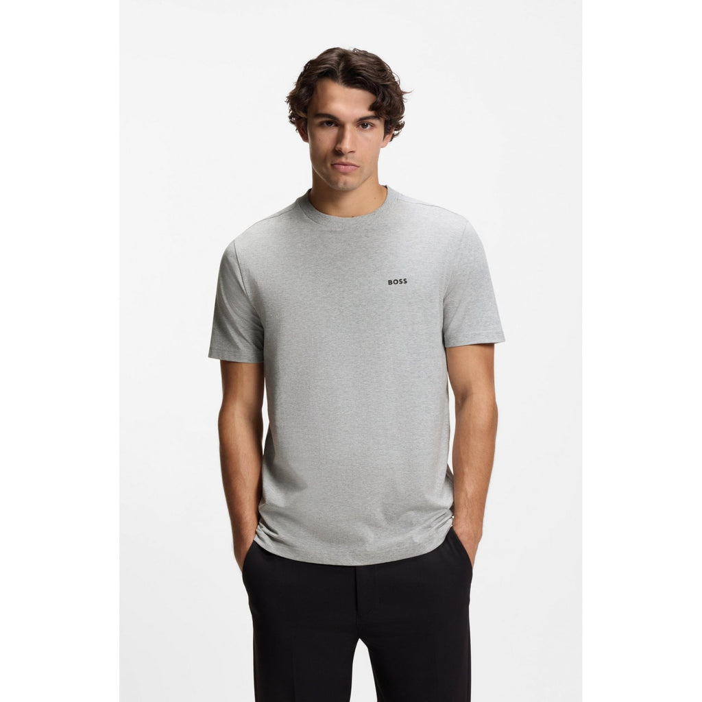 Stretch Cotton Logo Regular Fit T-Shirt