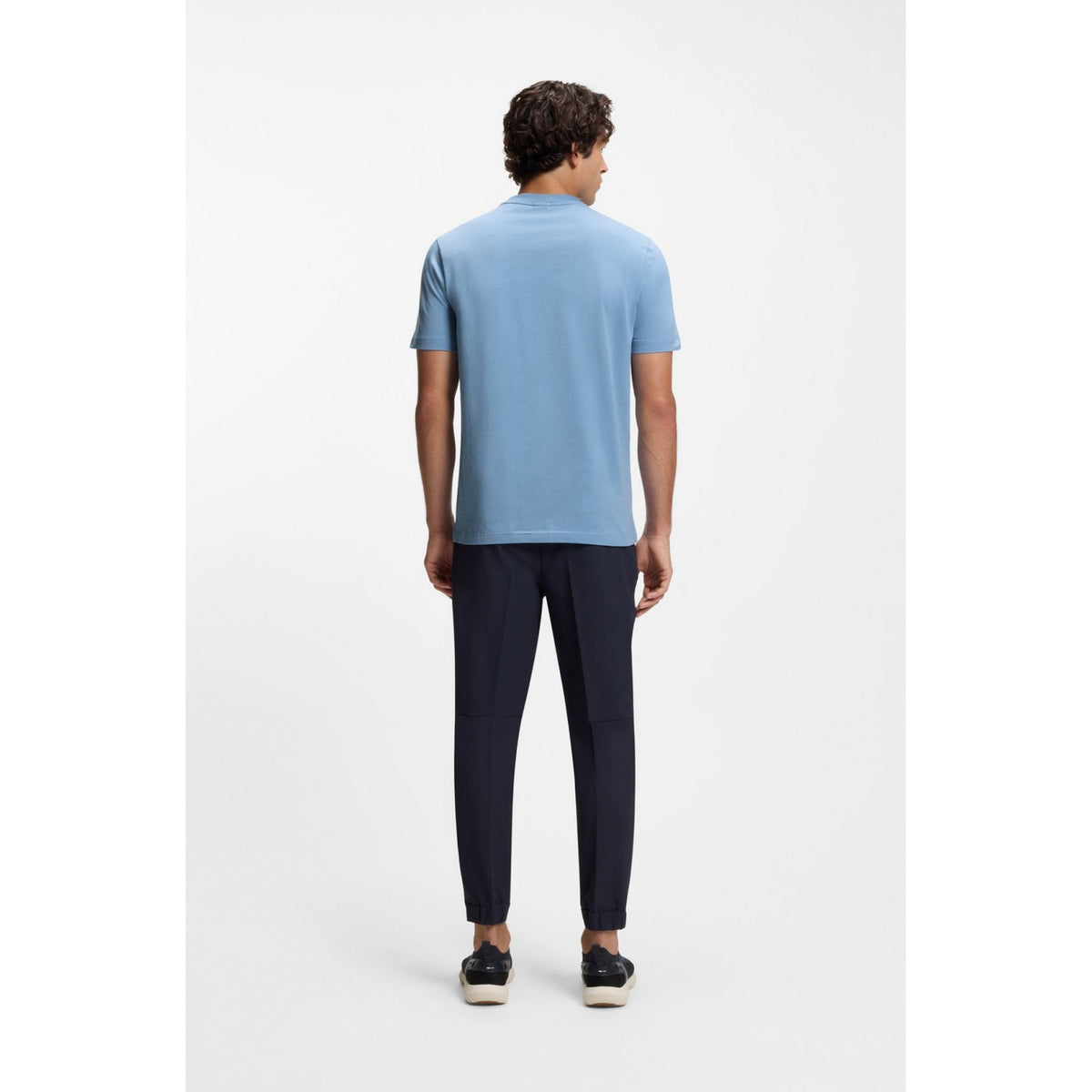 Stretch Cotton Logo Regular Fit T-Shirt