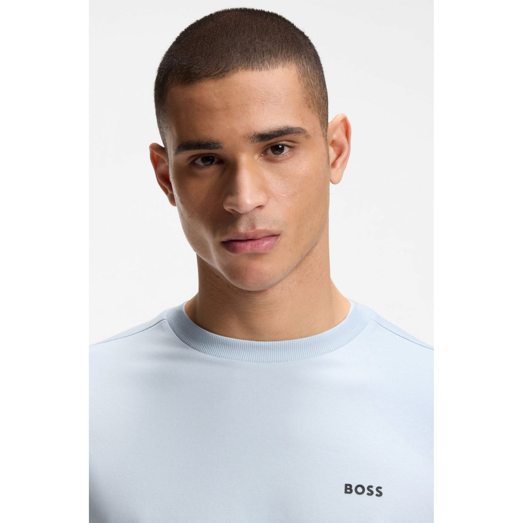 Stretch Cotton Logo Regular Fit T-Shirt