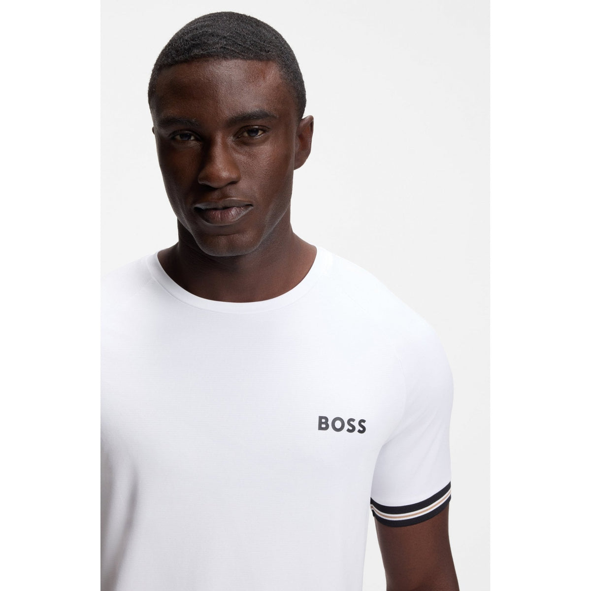 Serve 2 Tennis Ball Embossed Active Slim Fit T-Shirt
