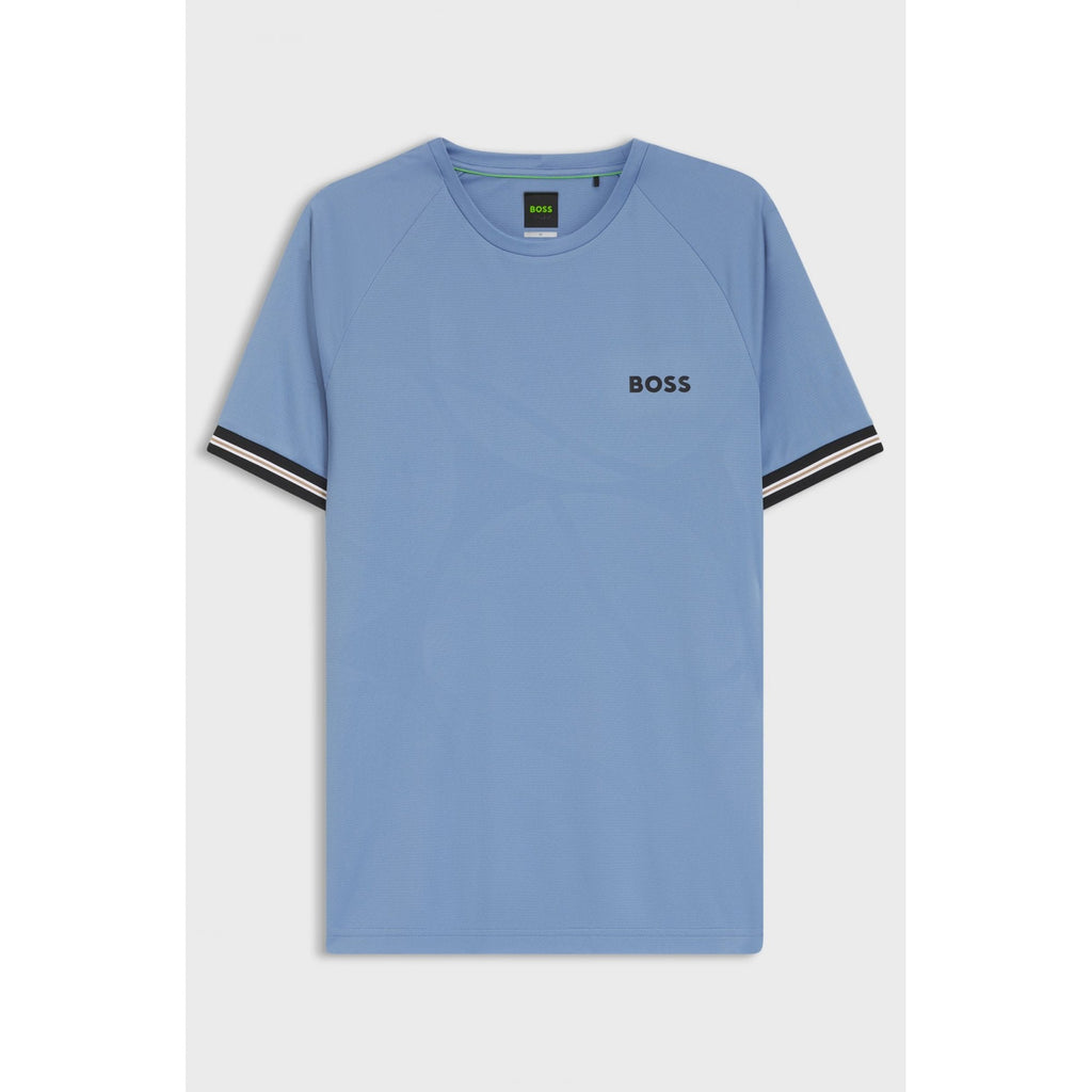 Serve 2 Tennis Ball Embossed Active Slim Fit T-Shirt