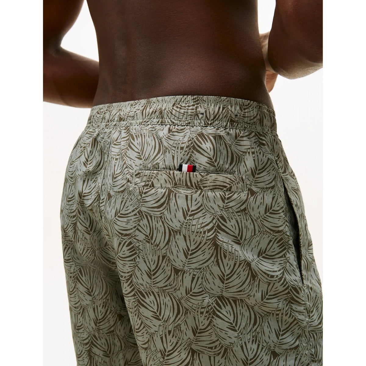 Print Mid Length Swim Shorts