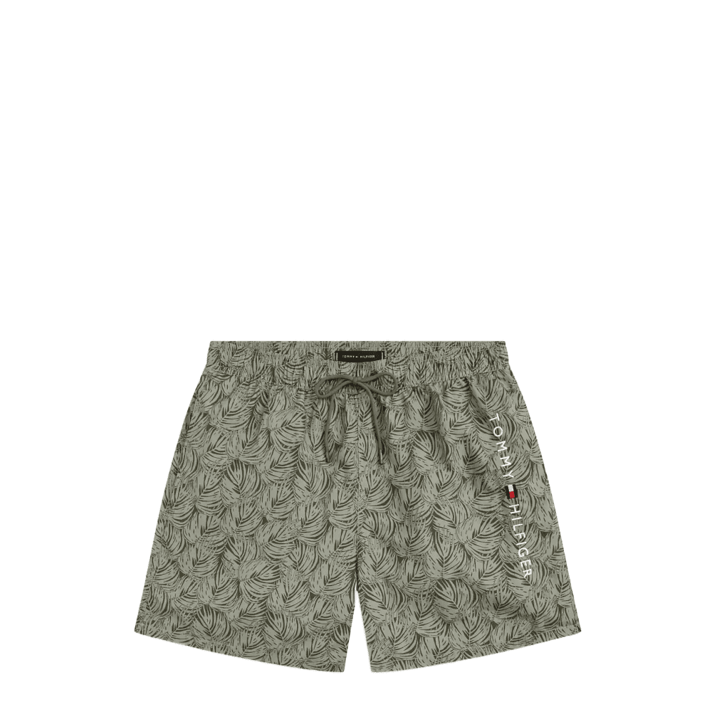 Print Mid Length Swim Shorts