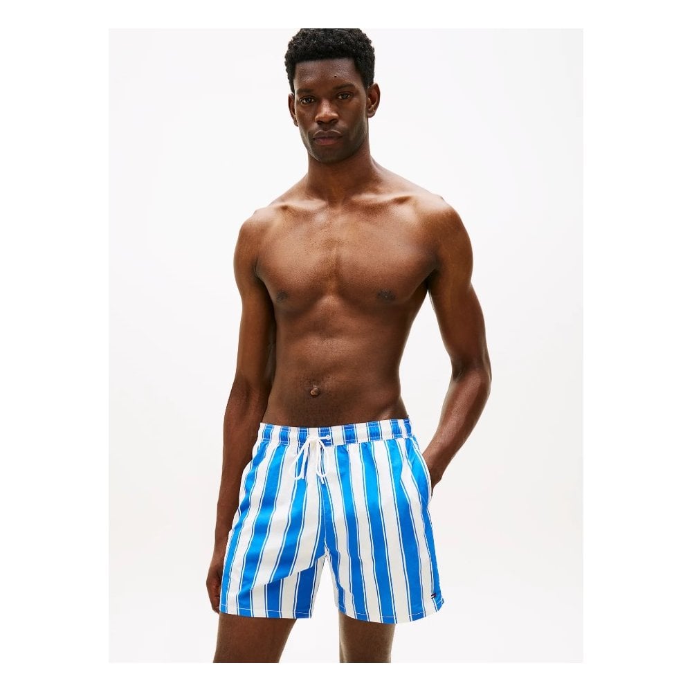 Print Mid Length Swim Shorts
