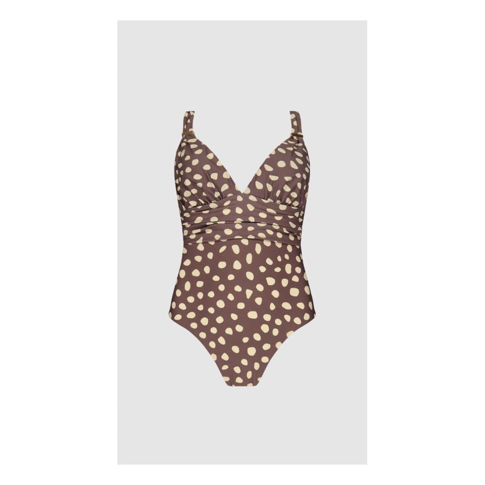 Dauna Plunge Shaping One Piece Swimsut