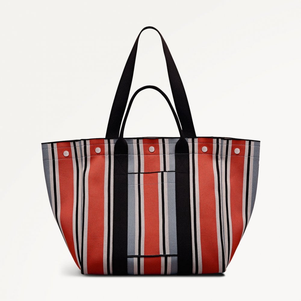 Hadleigh Place Cabana Stripe Large Open Top Tote