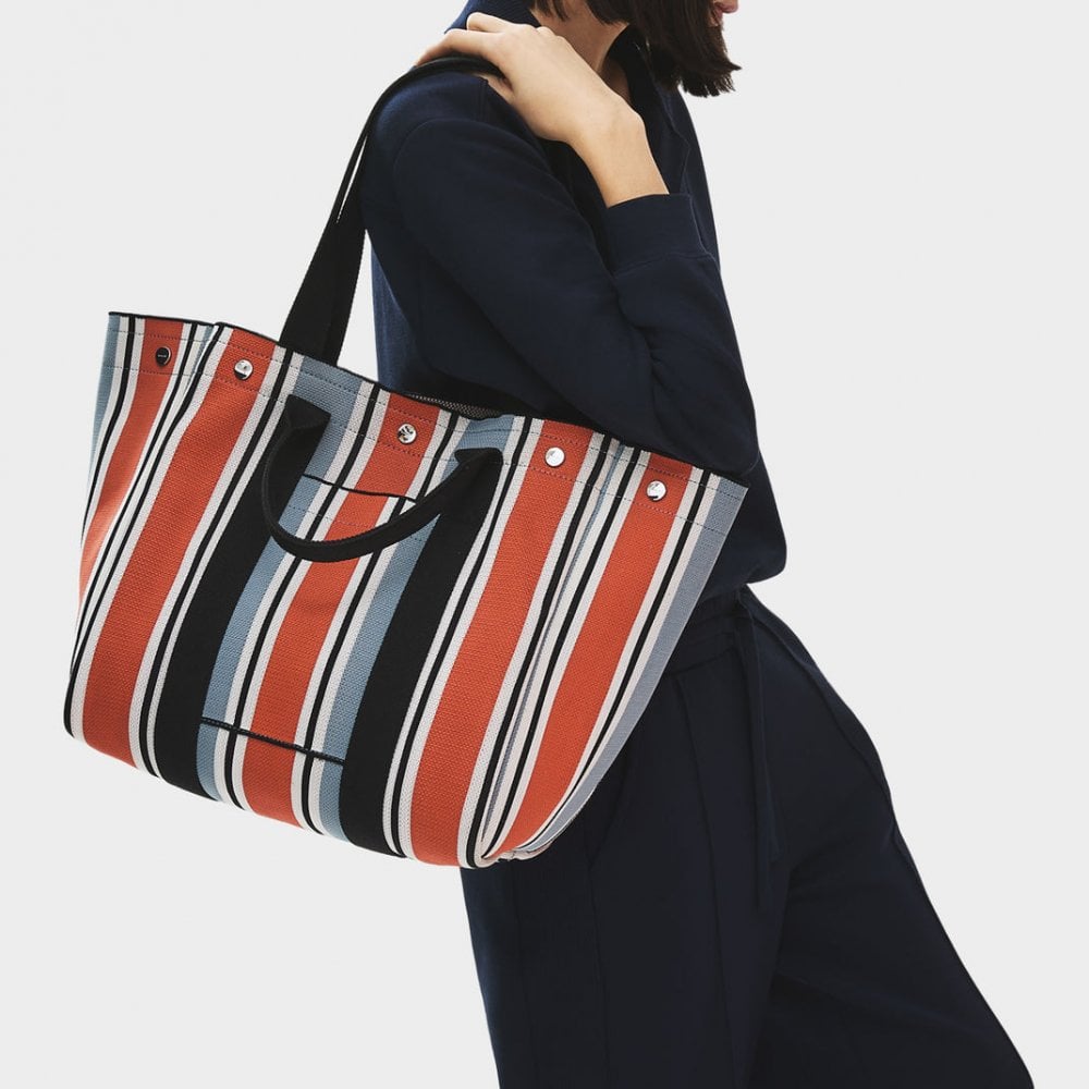 Hadleigh Place Cabana Stripe Large Open Top Tote