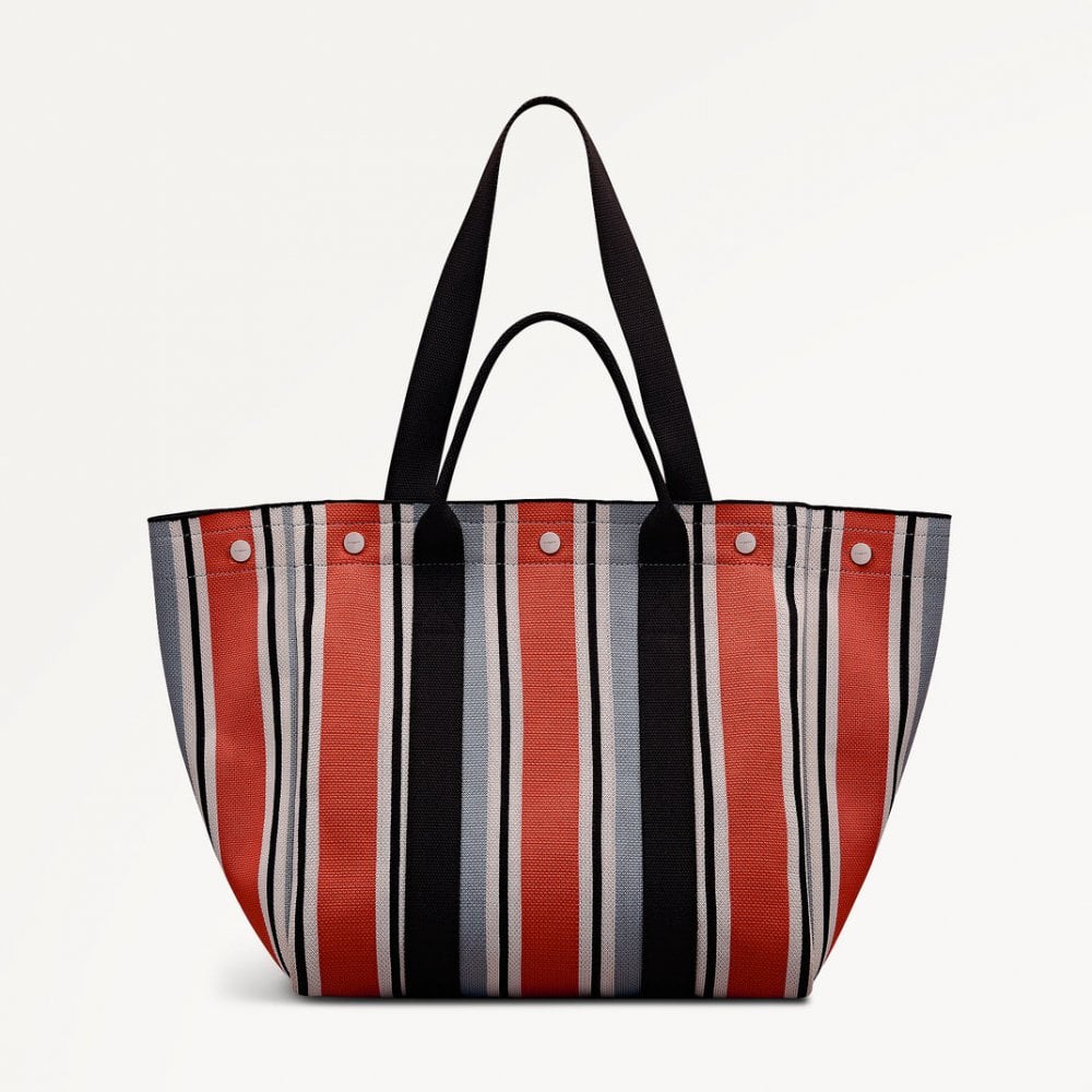Hadleigh Place Cabana Stripe Large Open Top Tote