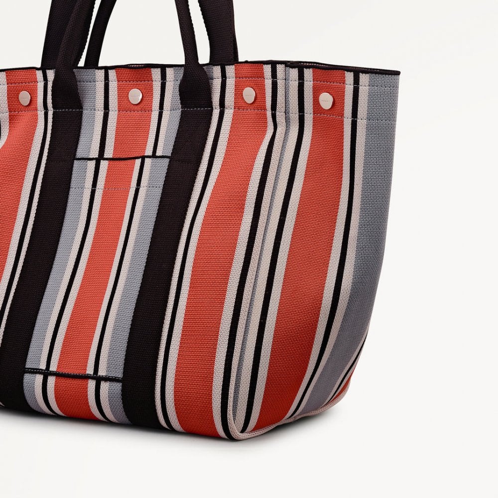 Hadleigh Place Cabana Stripe Large Open Top Tote