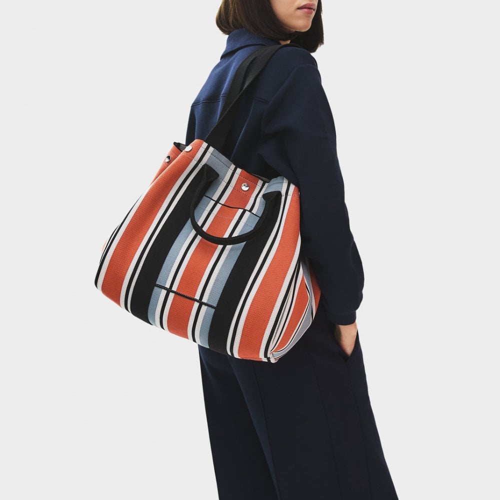 Hadleigh Place Cabana Stripe Large Open Top Tote