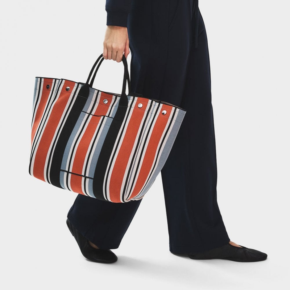 Hadleigh Place Cabana Stripe Large Open Top Tote