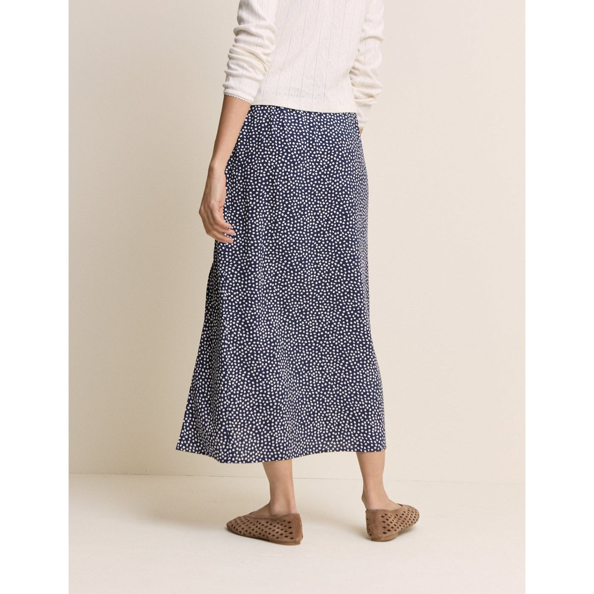 Molly Polka Dot Midi Skirt
