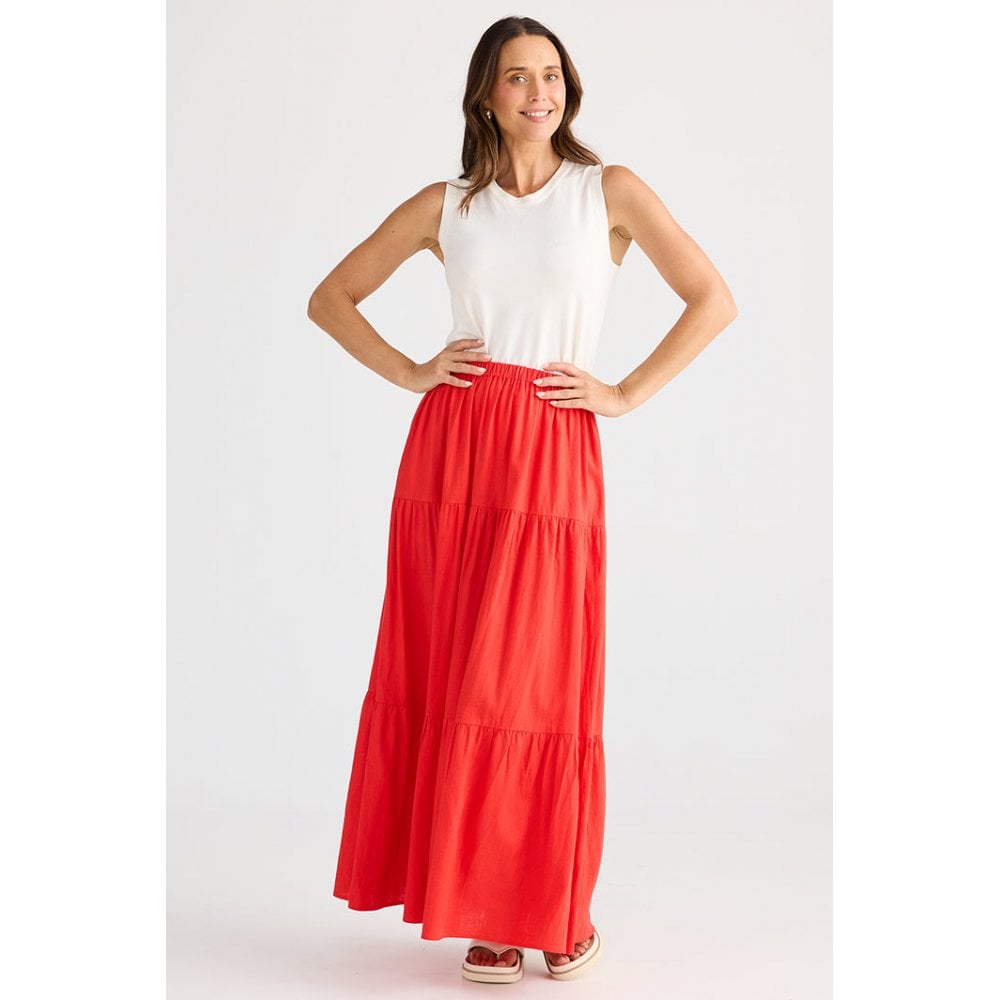 Erini Tiered Maxi Skirt
