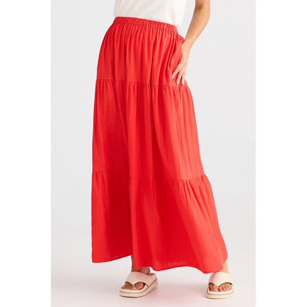 Erini Tiered Maxi Skirt