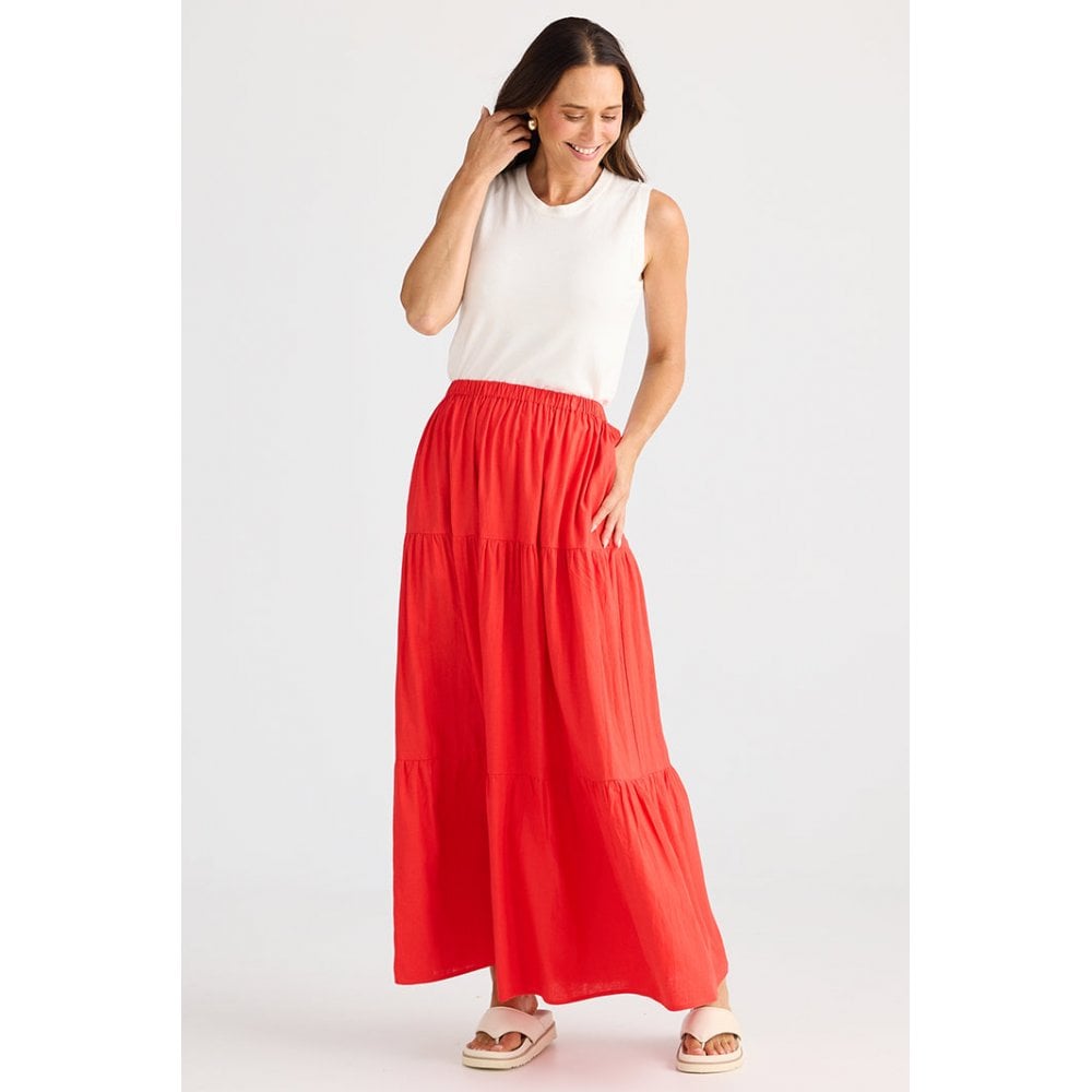 Erini Tiered Maxi Skirt