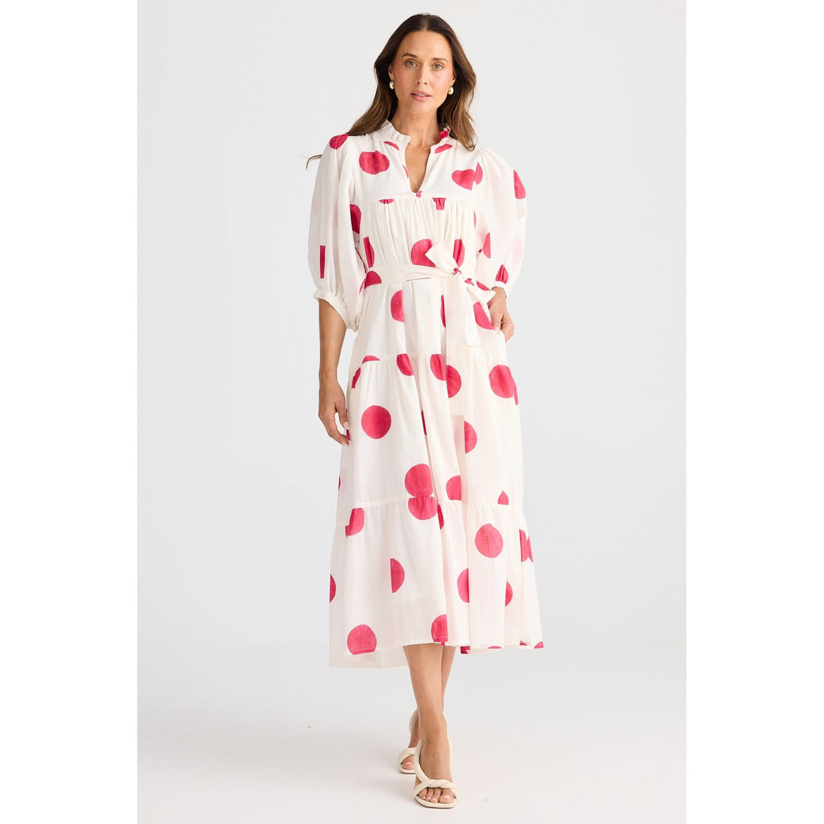 Dottie Spot Midi Dress