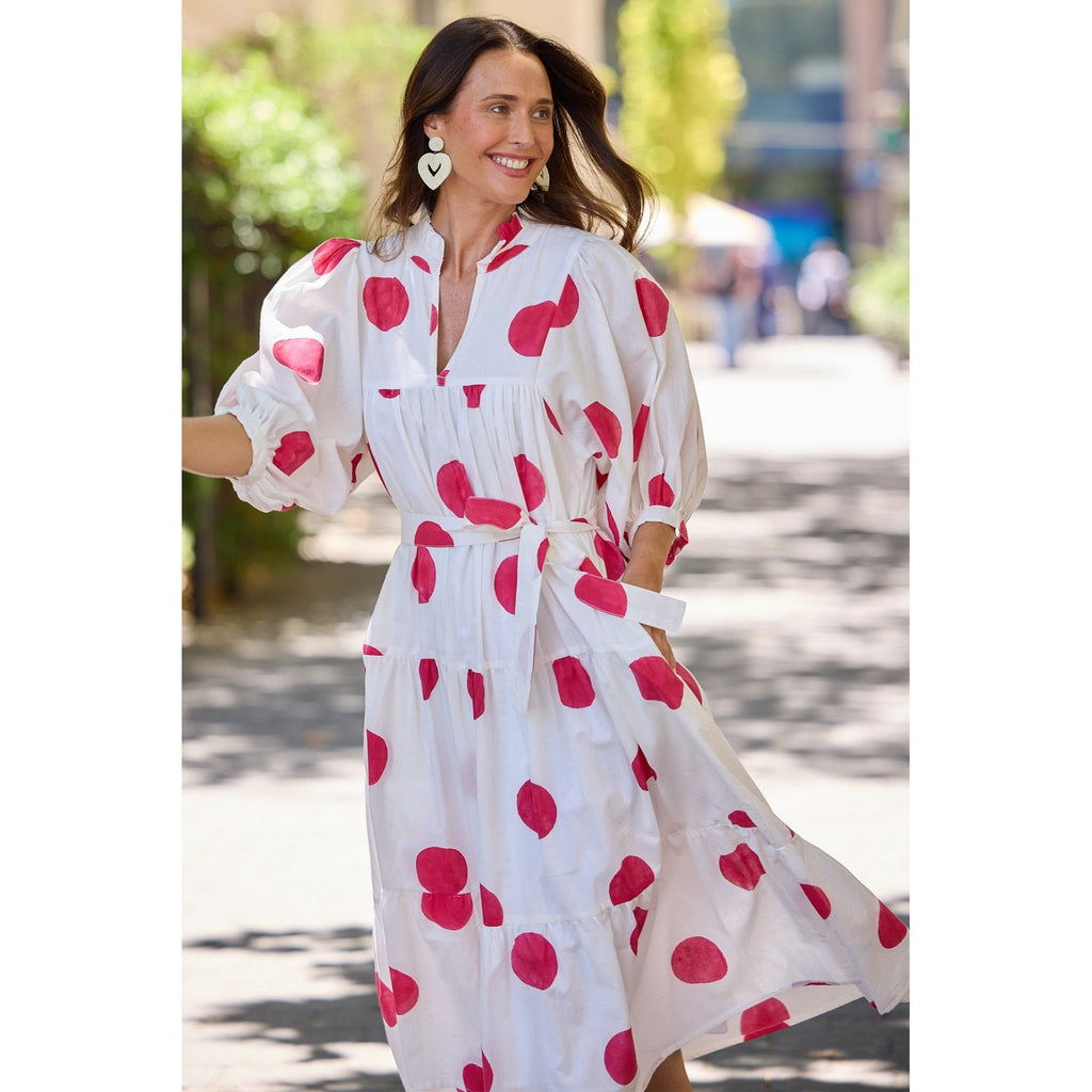 Dottie Spot Midi Dress
