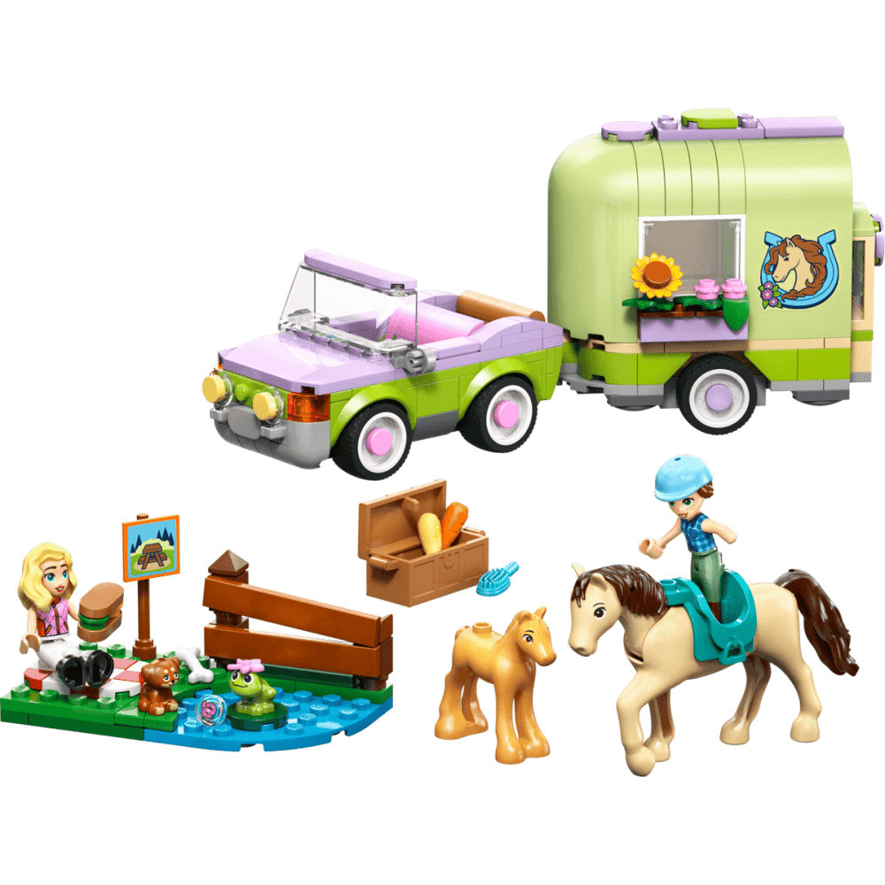 Horse & Baby Foal Trailer 42695
