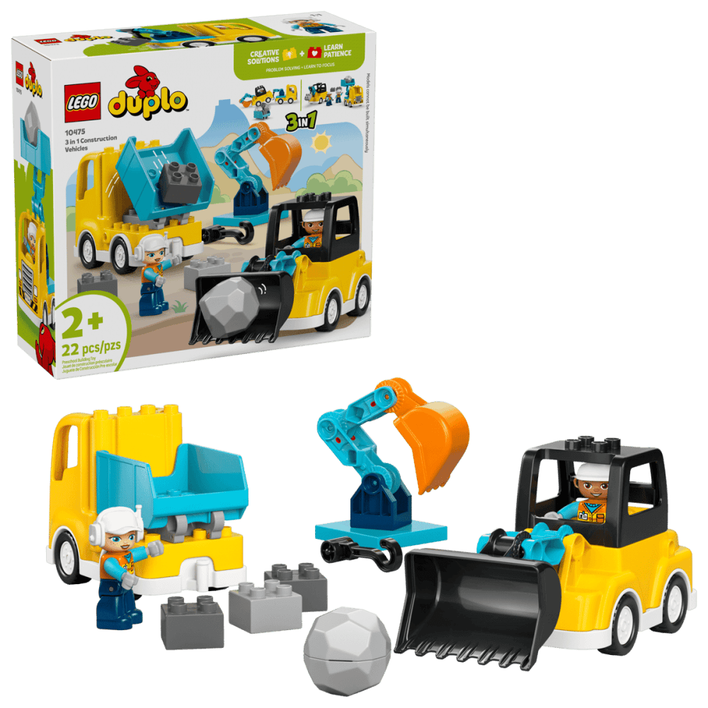 3 in 1 Construction Vehicles 10475