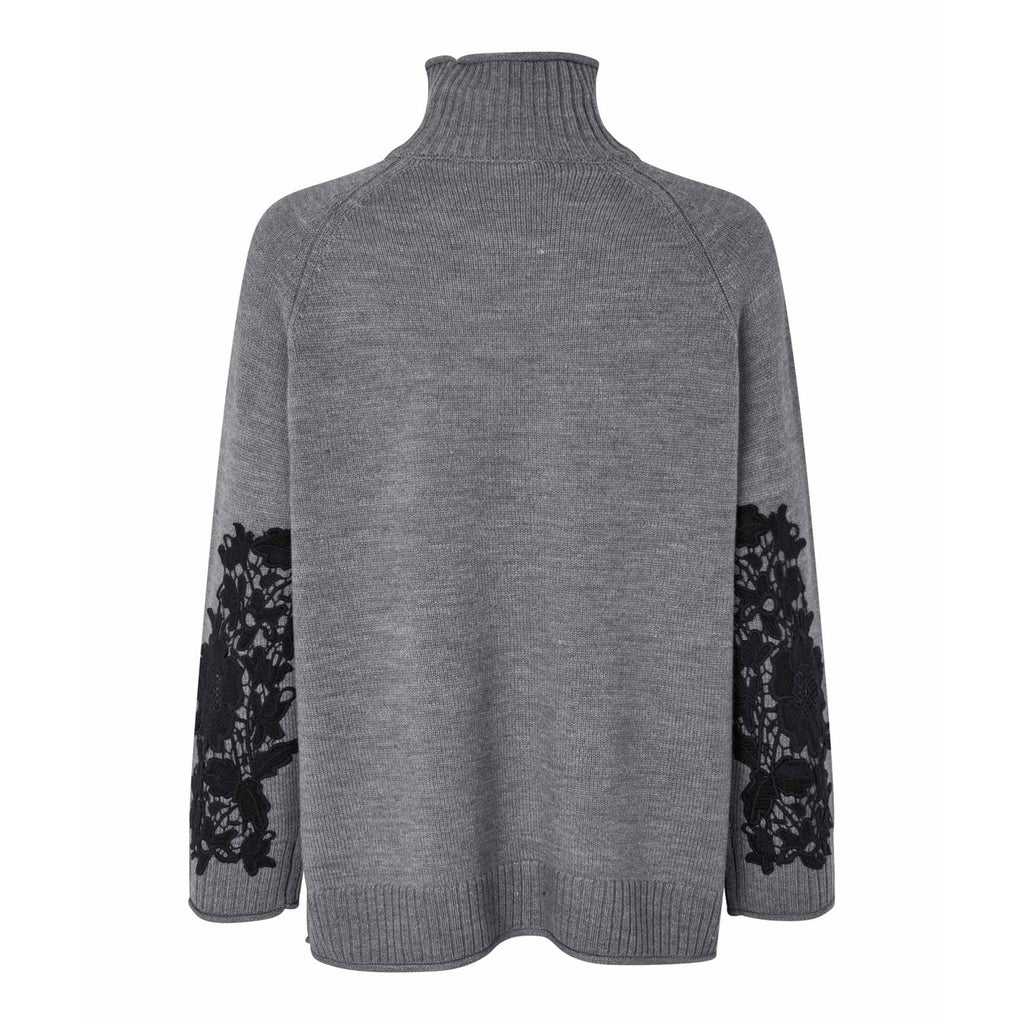 MaFalivra Lace Knit Jumper