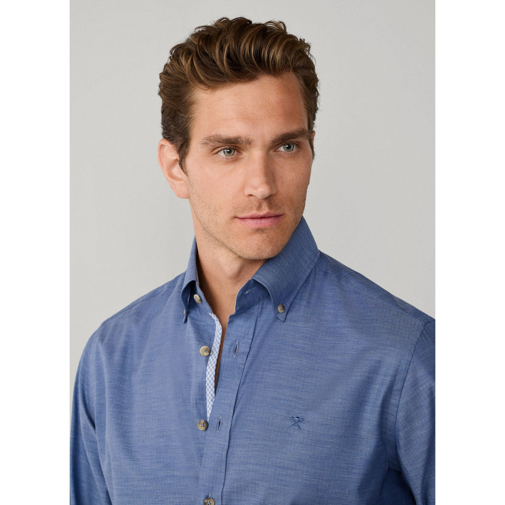 Classic Fit Flannel Herringbone Shirt